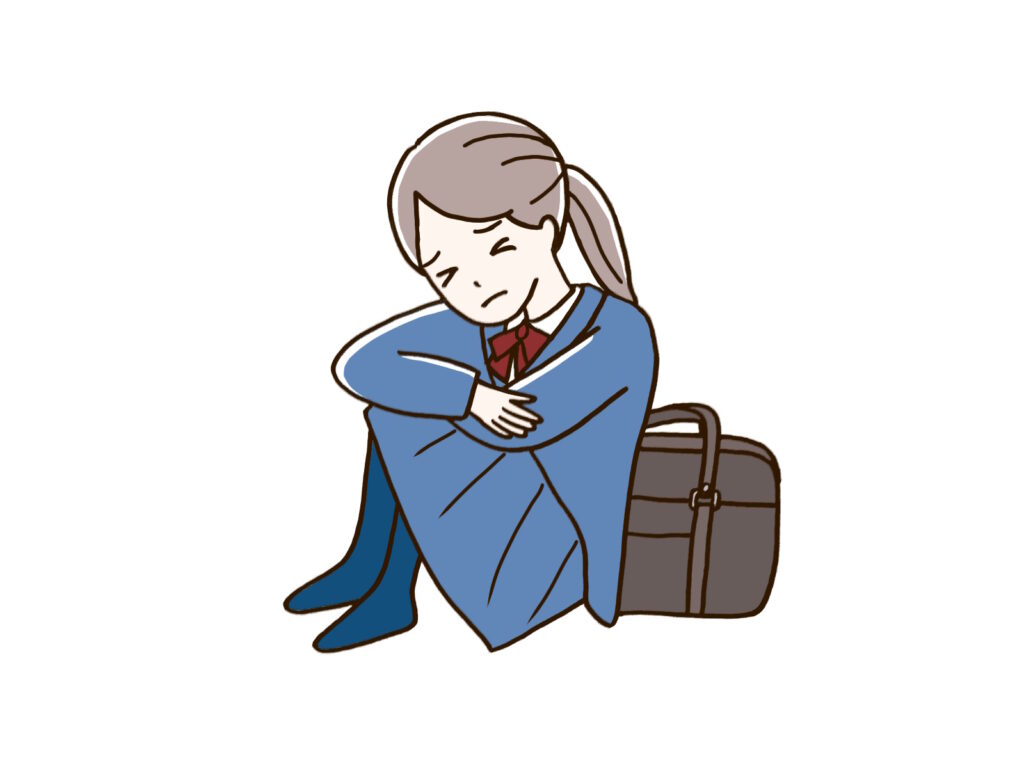 苦しい　子ども