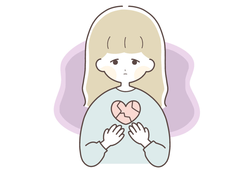 悲しい　子ども